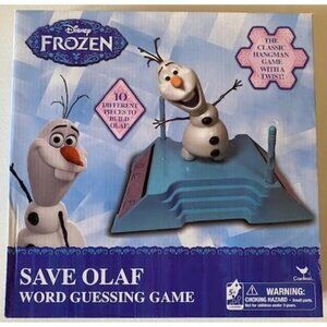 Disney SAVE OLAF Word Guessing Game - Frozen NEW Educational Learning